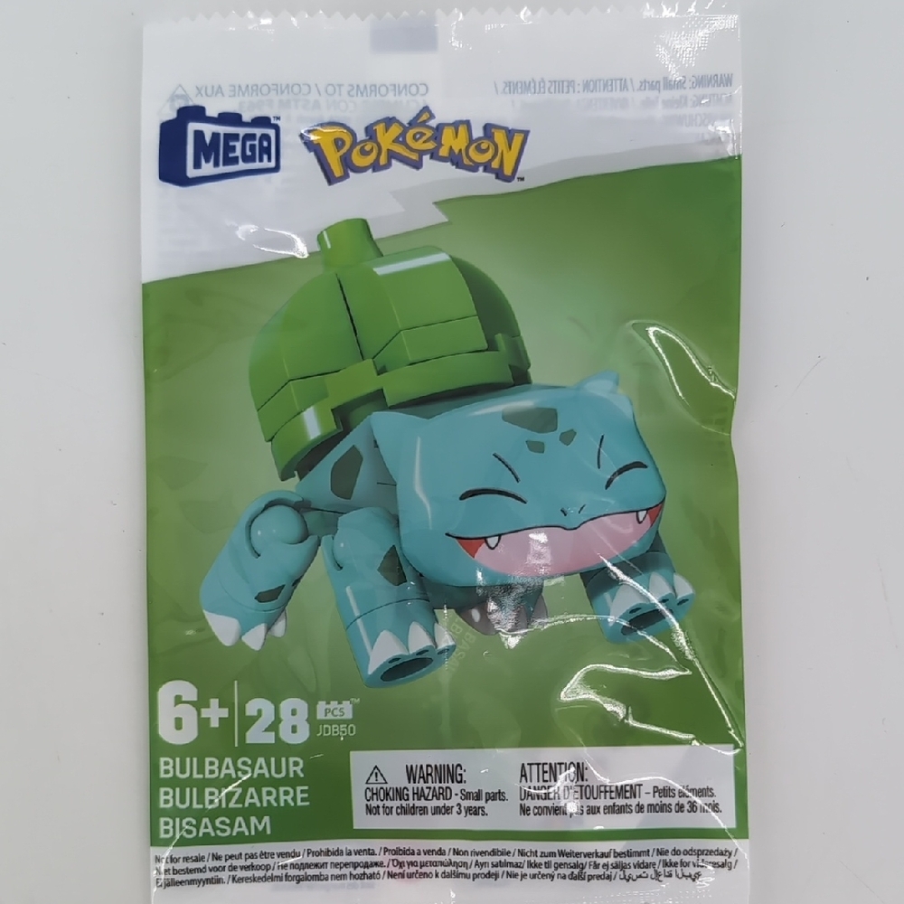Mega Pokémon Building Set Mini Squirtle, Bulbasaur Charmander Pikachu Kanto - Picture 4 of 6